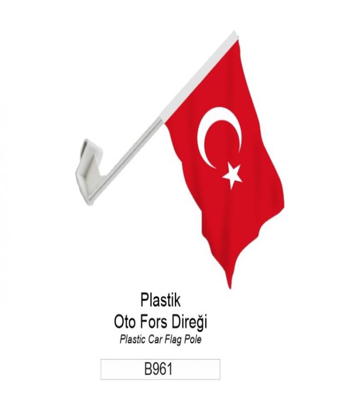 OTO FORS ÇUBUĞU + RAŞEL KUMAŞ BAYRAK