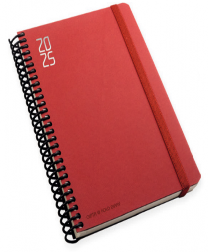 GIPTA AJANDA FOLD 17X24 GÜNLÜK ESNE KAPAK SPİRALL