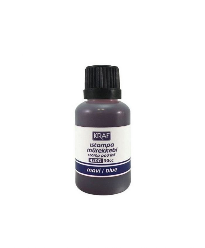 KRAF ISTAMPA MÜREKKEBİ MAVİ 430G