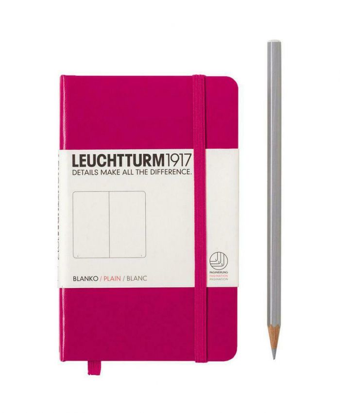 LEUCHTTRUM1917 CEP BOY DÜZ DEFTER 9X15 VİŞNE A6