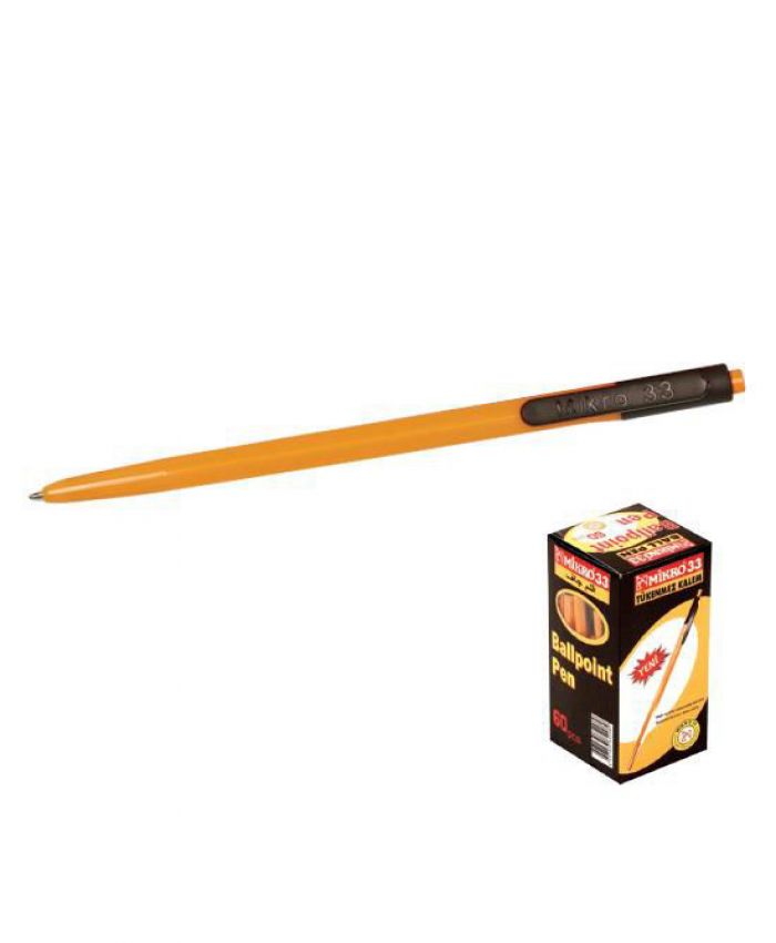 MİKRO TÜKENMEZ KALEM 33 SİYAH