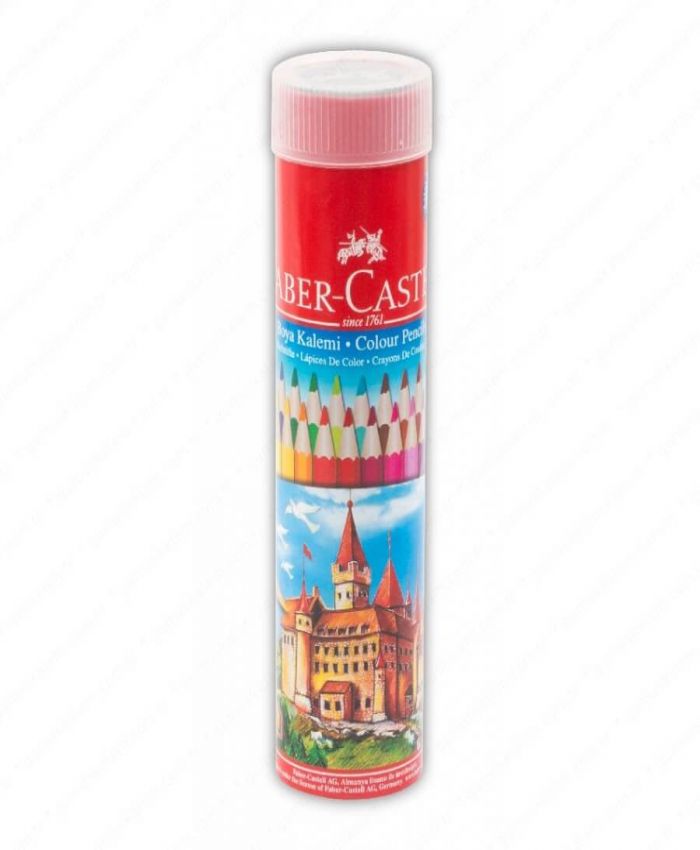 FABER CASTELL KURUBOYA RED LİNE 24 LÜ TÜP 116524