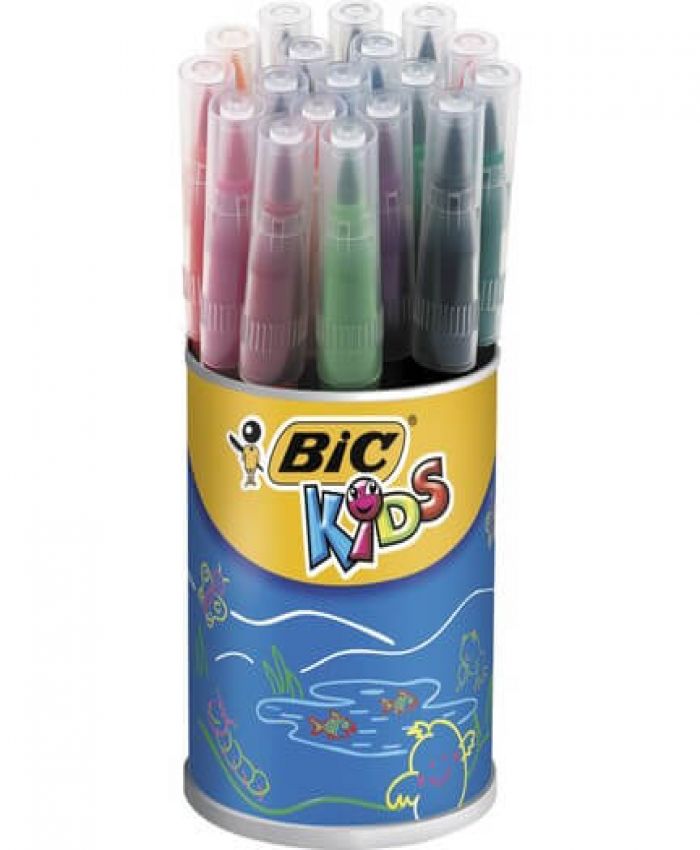 BIC KEÇELİ KALEM VİSA FIRÇA UÇ 18 Lİ 828965