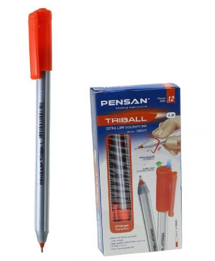 PENSAN TÜKENMEZ KALEM TRIBALL TURUNCU