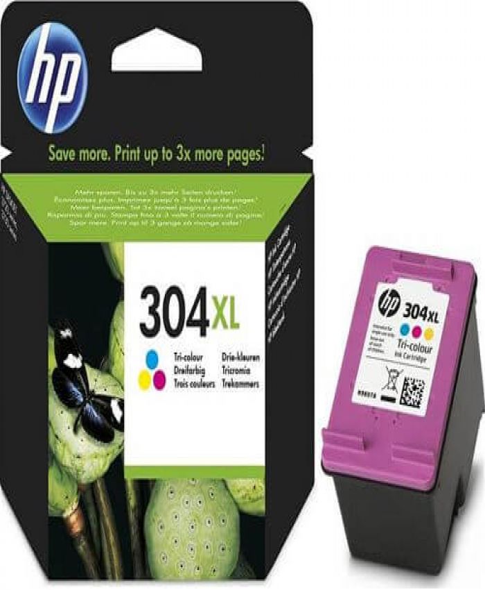 HP N9K07AE RENKLİ KARTUŞ 304XL