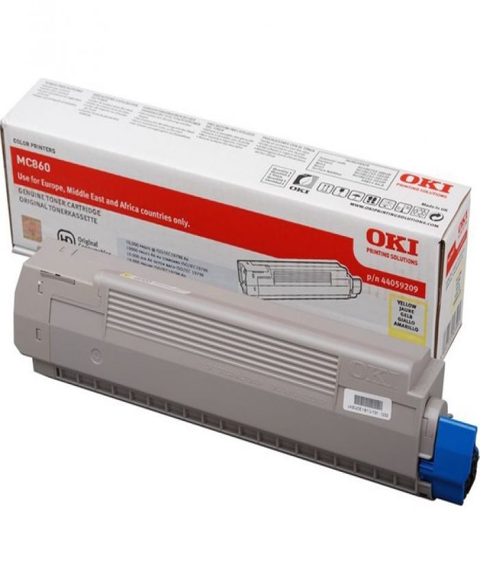 OKI MC860 SARI TONER 44059225 ORJİNAL