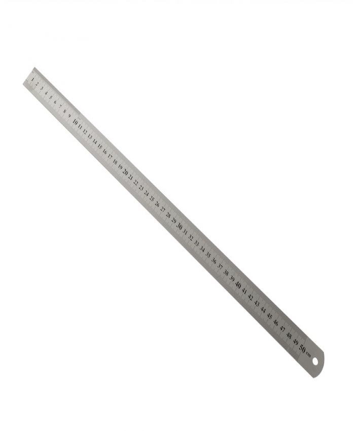 KRAF ÇELİK CETVEL 50 CM İNÇ ÖLÇÜLÜ 550G