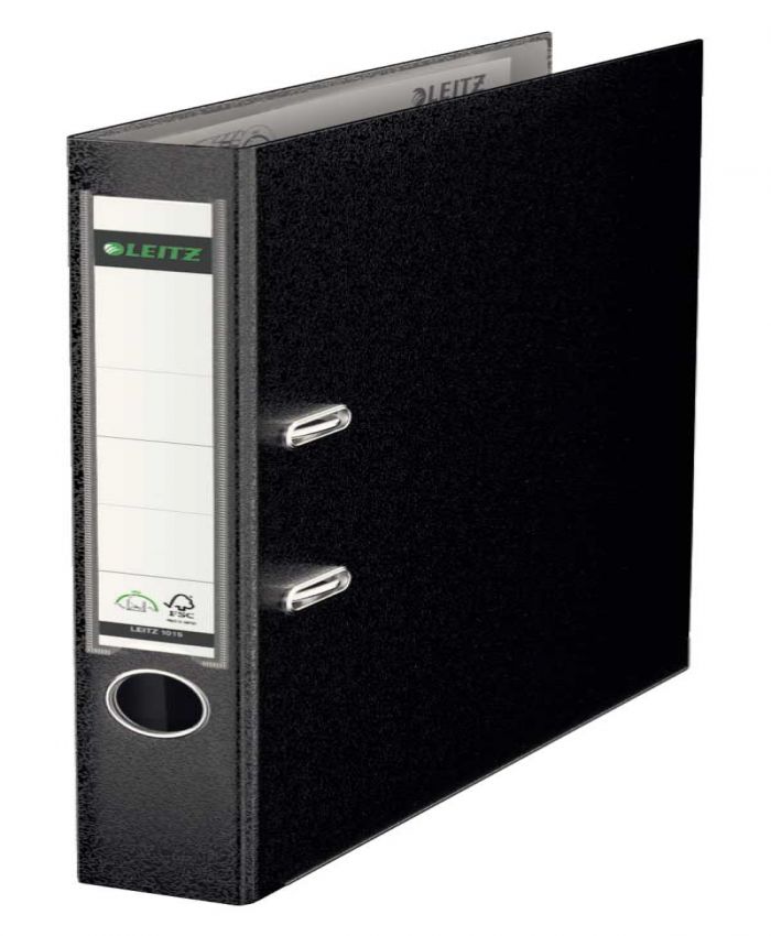 LEITZ BÜRO KLASÖRÜ DAR SİYAH L-1015