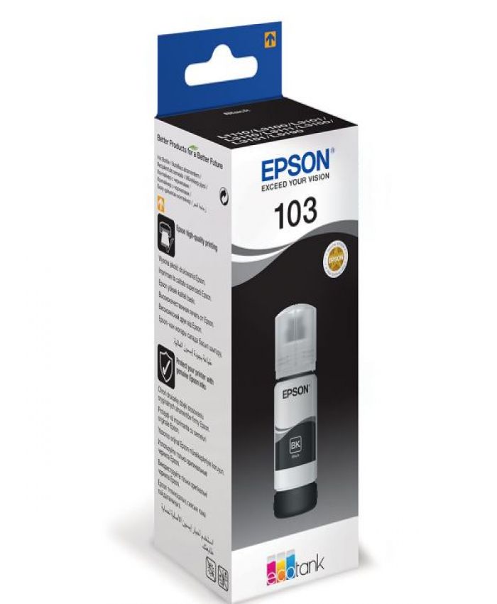 EPSON C13T00S14A 103 SİYAH MÜREKKEP KARTUŞ 65ML 
