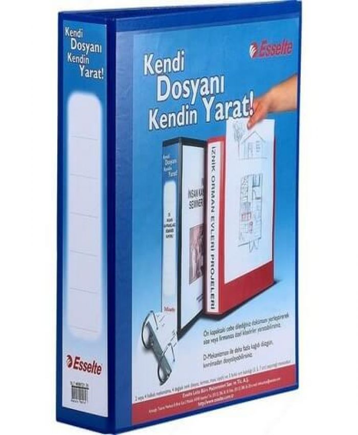 ESSELTE D MEKANİZMALI K. 50/4 MAVİ SLT-4656541