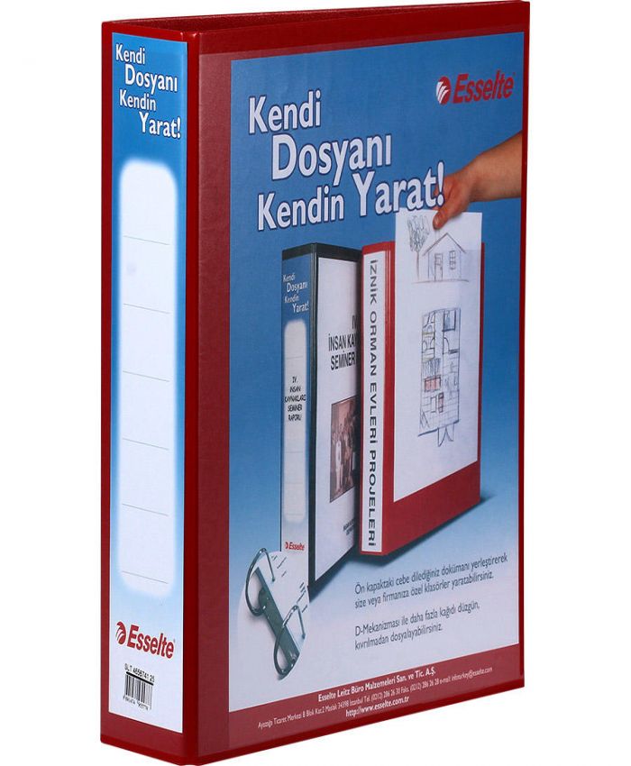 ESSELTE D MEKANİZMALI K. 30/2 KIRMIZI SLT-4656321