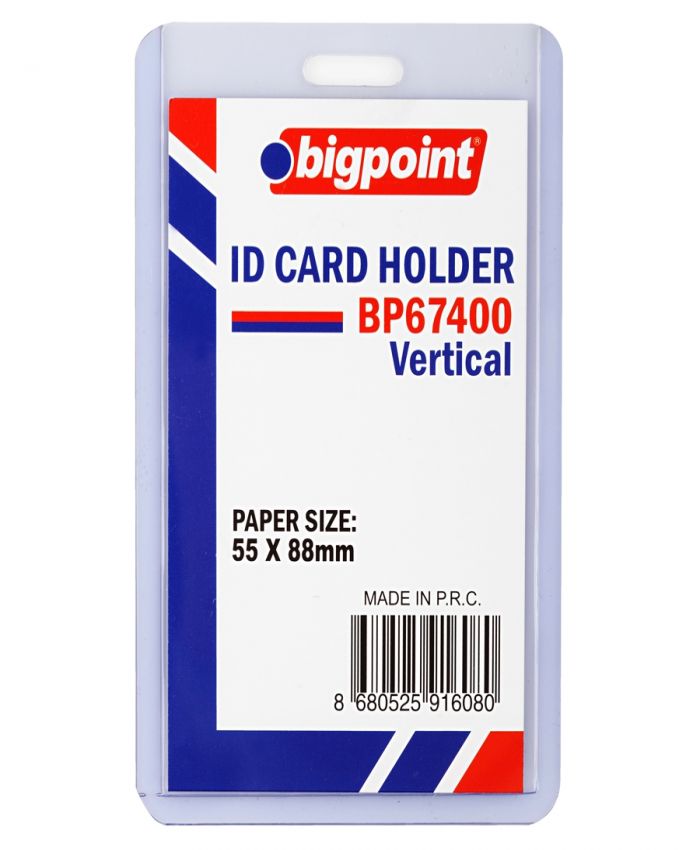 BİG POİNT BP673 KART KABI DİKEY ŞEFFAF 55X88MM