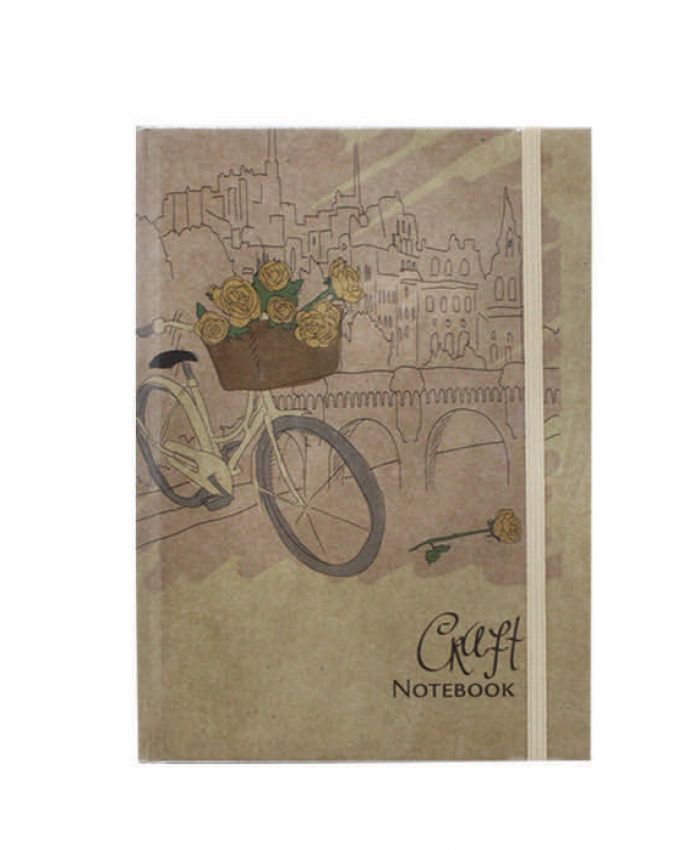 LİZ DEFTER KRAFT SERT K. LASTİKLİ IVORY ÇİZ.KF129Ç