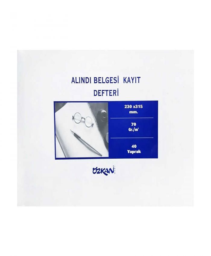ÖZKAN ALINDI BELGESİ KAYIT 40 YP.