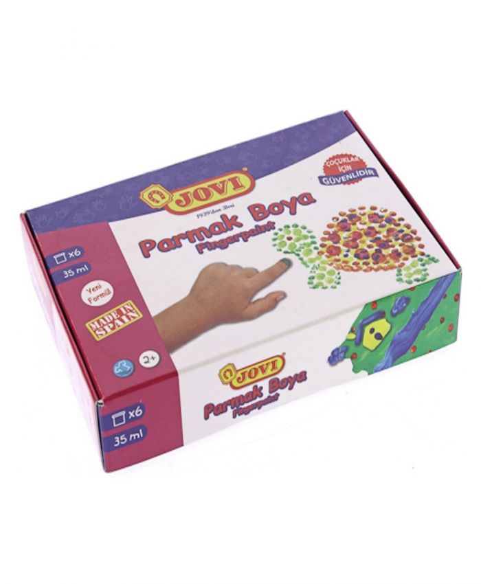 JOVI PARMAK BOYASI 6X40CC KUTUDA 6 RENK 546