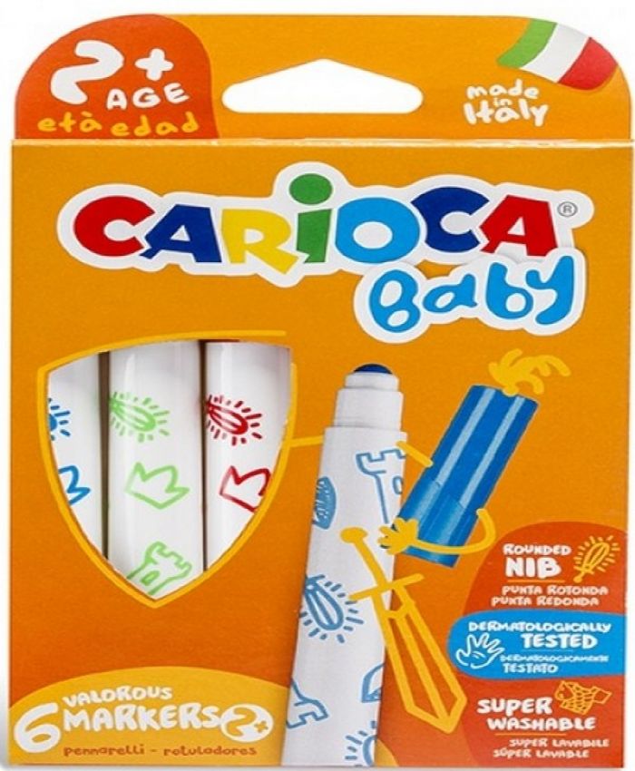 CARIOCA KEÇELİ BOYA JUMBO YIKANABİLİR 6 LI 42813