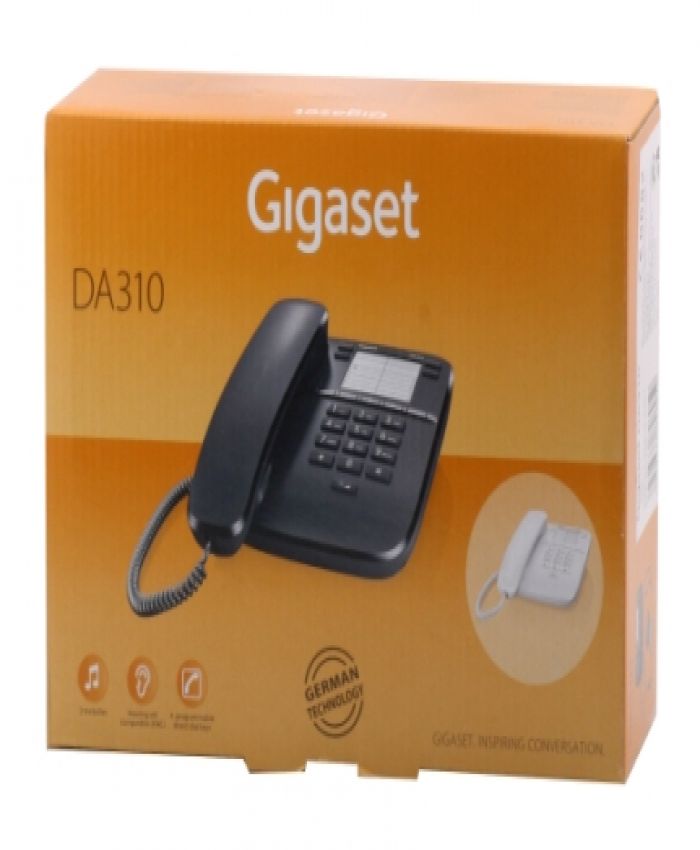 GİGASET DA310 SİYAH MASA ÜSTÜ TELEFON