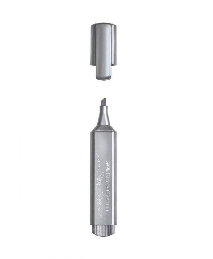 FABER CASTELL FOSFORLU KALEM 46 METALİK GÜMÜŞ