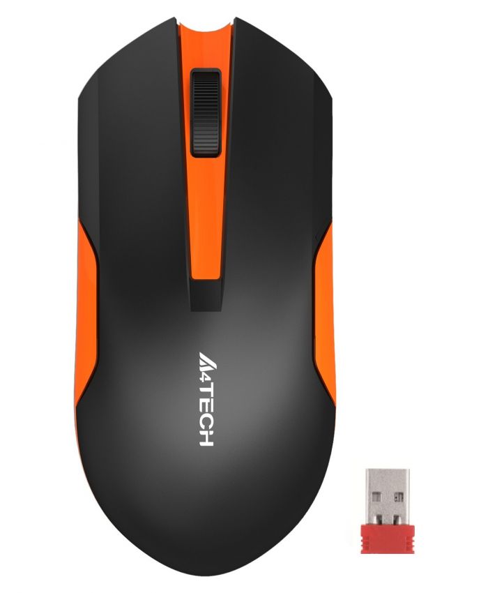 A4 TECH MOUSE G3-200N SİYAH/TURUNCU V-TRACK 3B+1