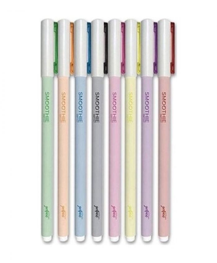 SCRIKSS JEL KALEM SMOOTHİE 0.7MM 8 Lİ KARIŞIK SET