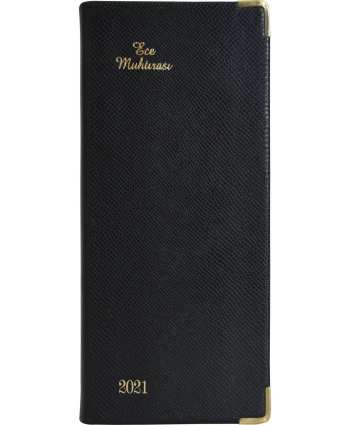 ECE AJANDA CEP 8.5X16 4DL KARAKÖY SİYAH 2023