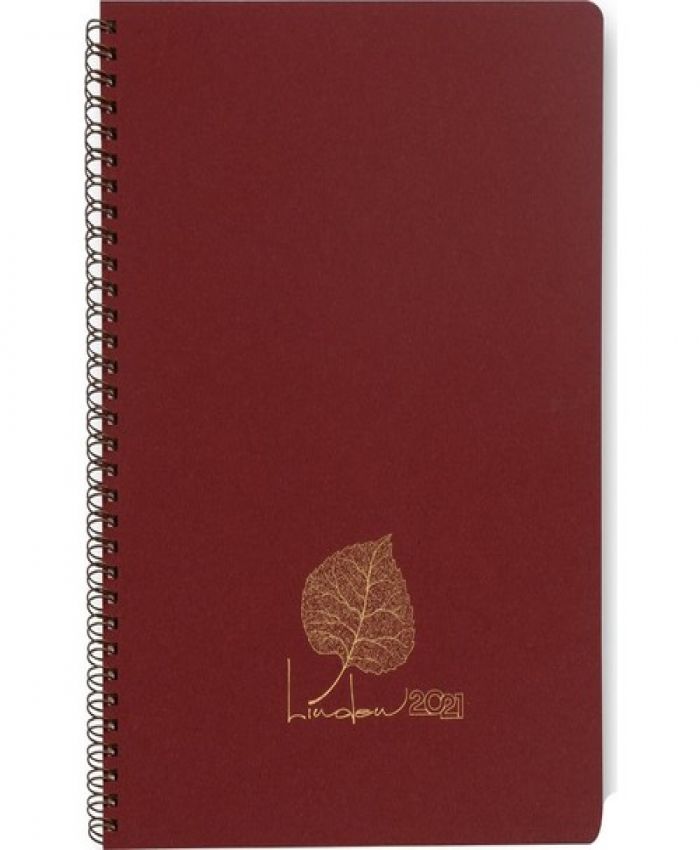 KESKİN AJANDA HAFTALIK 20X28 LİNDEN-KIRMIZI