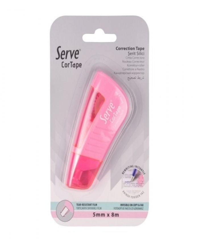 SERVE ŞERİT DAKSİL 5MMX8MT PASTEL PEMBE
