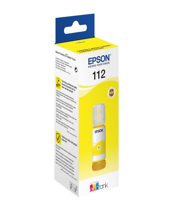 EPSON T06C44A SARI ŞİŞE MÜREKKEP 112