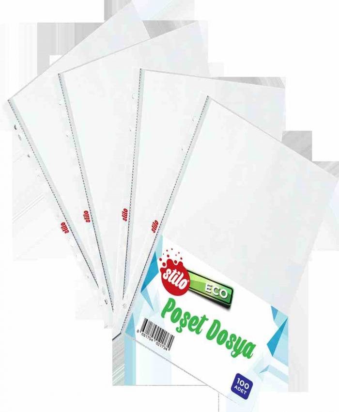 STİLO POŞET DOSYA A-4 ECO 100 LÜ