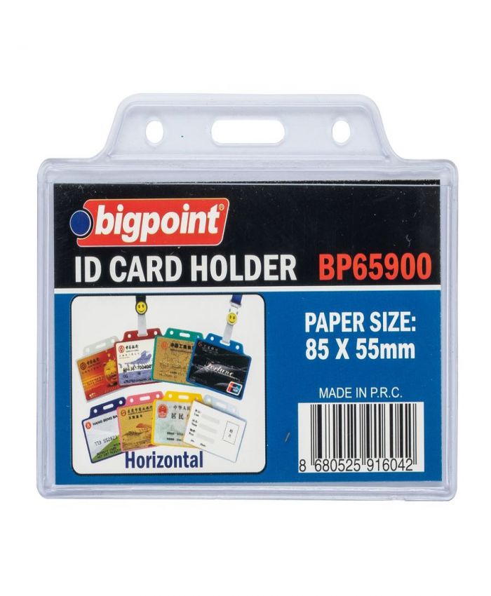 BİG POİNT BP-659 KART POŞETİ YATAY ŞEFFAF 85X55MM
