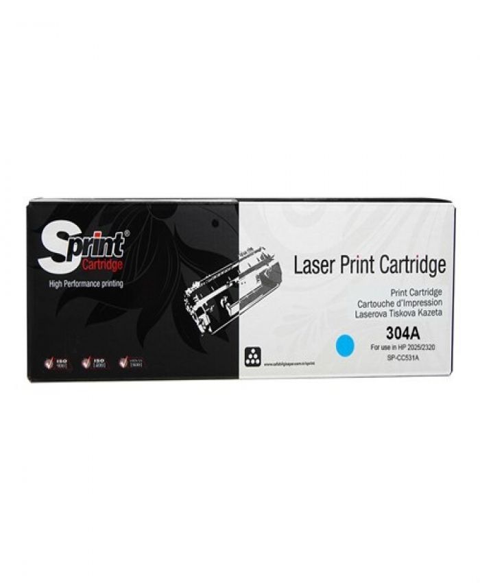 SPRİNT HP CC531A MUADİL TONER MAVİ 304A