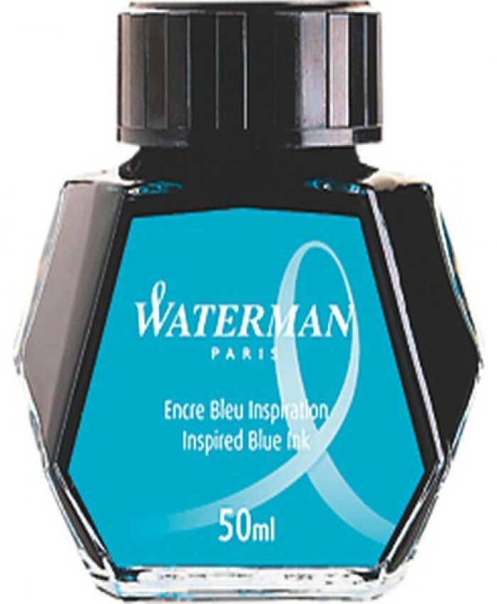WATERMAN DOLMAKALEM MÜREKKEP ŞİŞE DENİZ MAVİ
