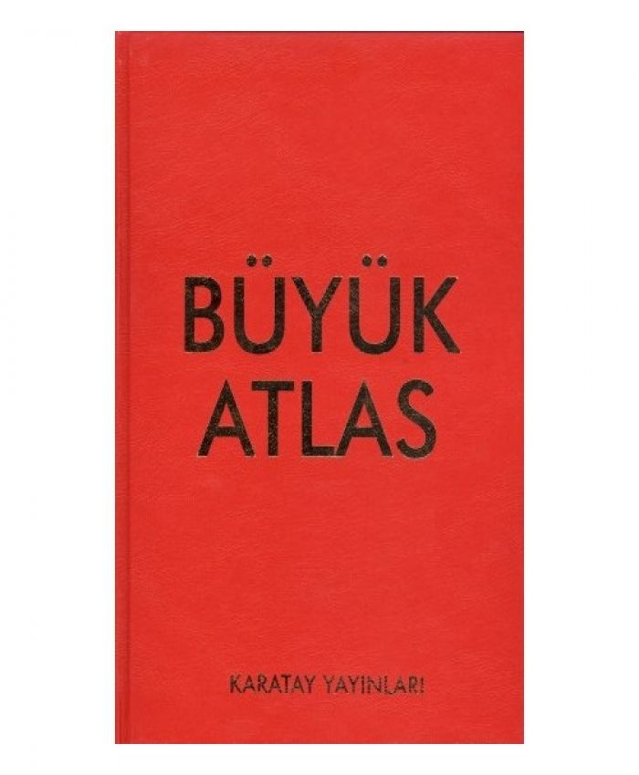 KARATAY BÜYÜK ATLAS CİLTLİ KIRMIZI