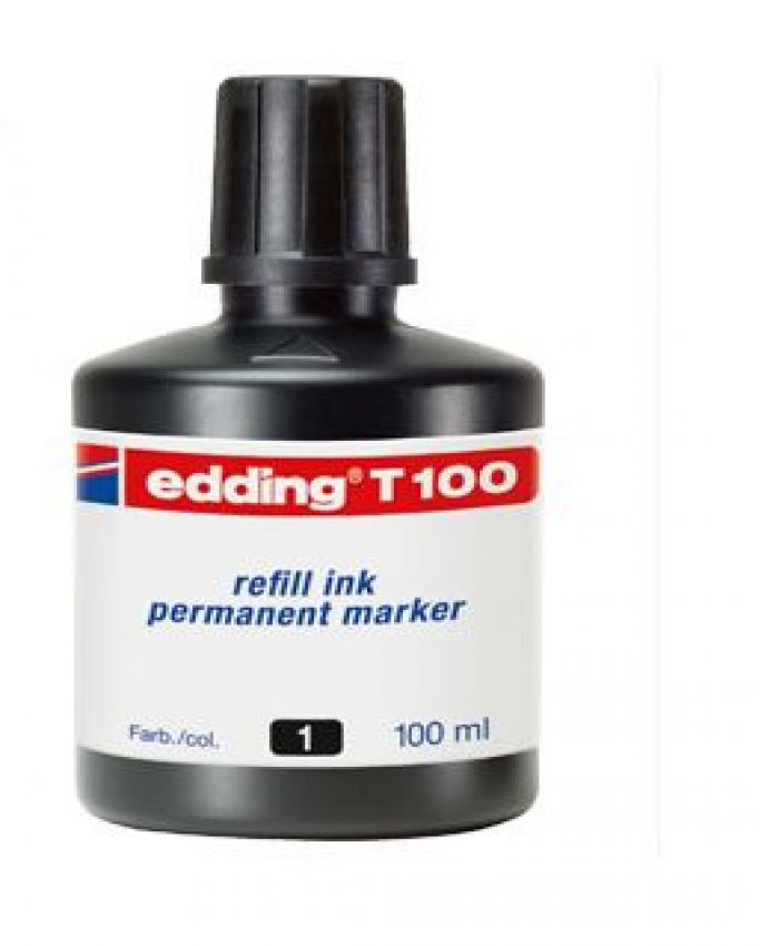 EDDING PERMANENT MÜREKKEP 100 ML SİYAH E-T100
