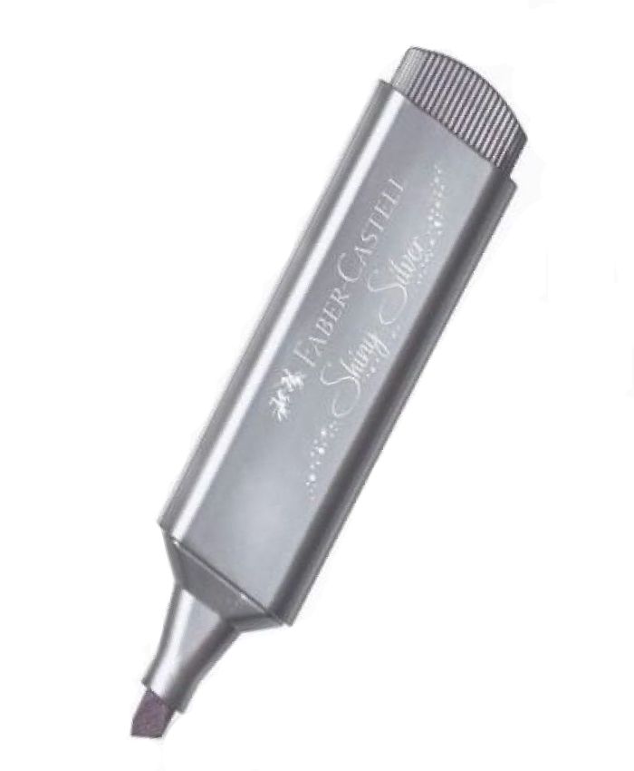 FABER CASTELL FOSFORLU KALEM 46 METALİK GÜMÜŞ