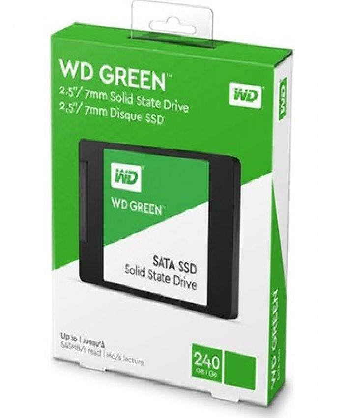 WD 240GB 2.5 SATA3 SSD 545MB/S 3DNAND WDS240G2G0A