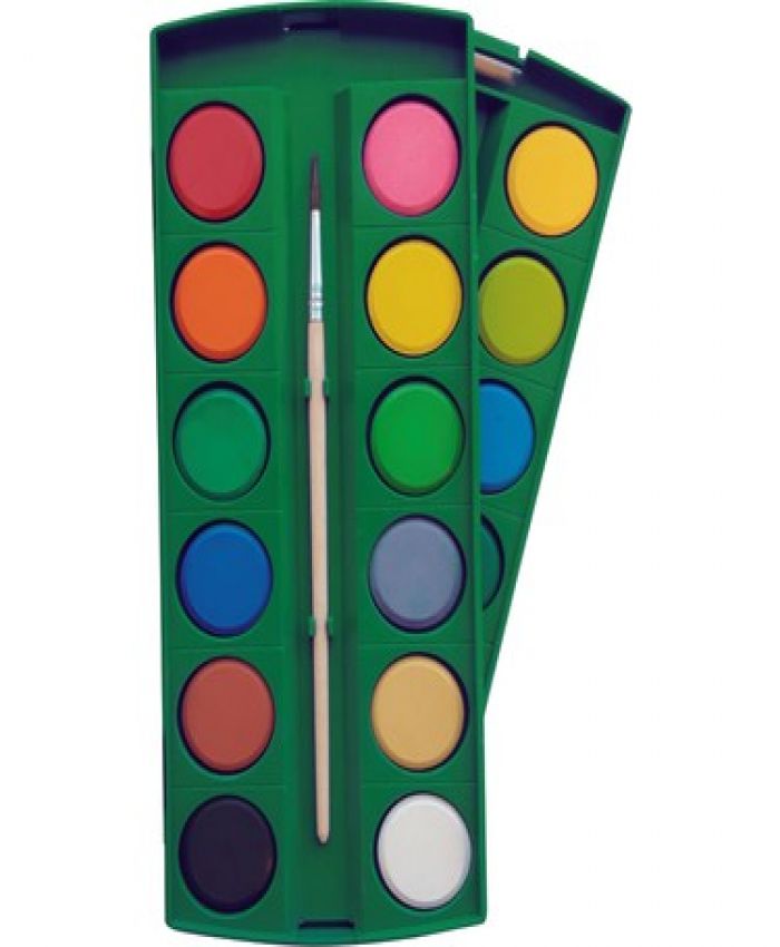 ALPINO SULUBOYA 24 RENK ( FIRÇALI ) AQ-09