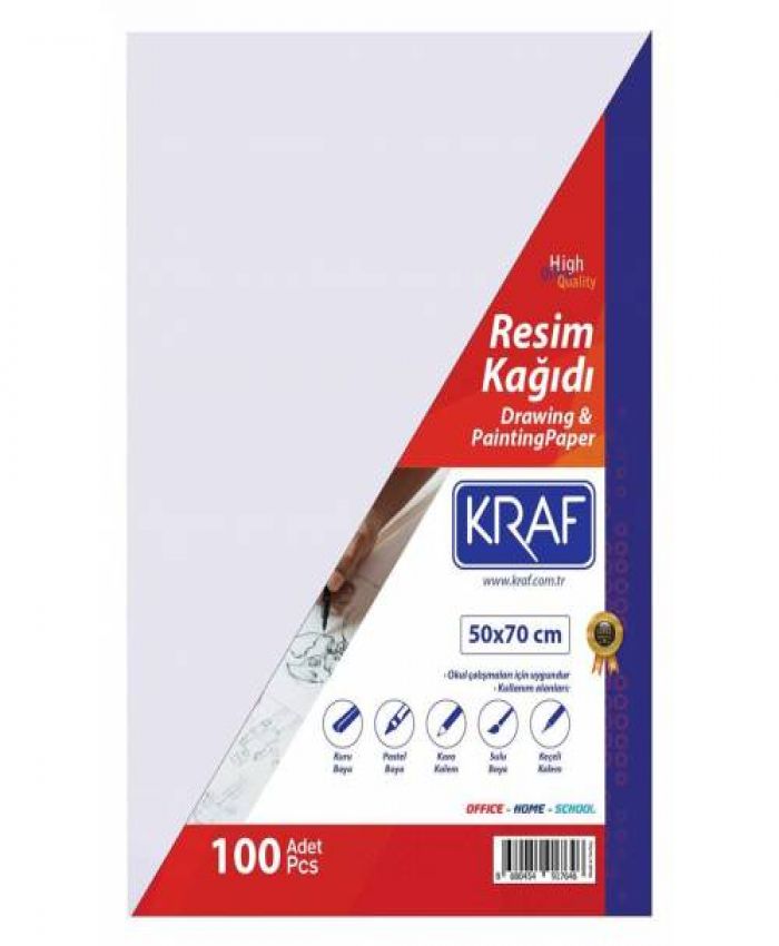 KRAF RESİM KAĞIDI 50x70 100 LÜ