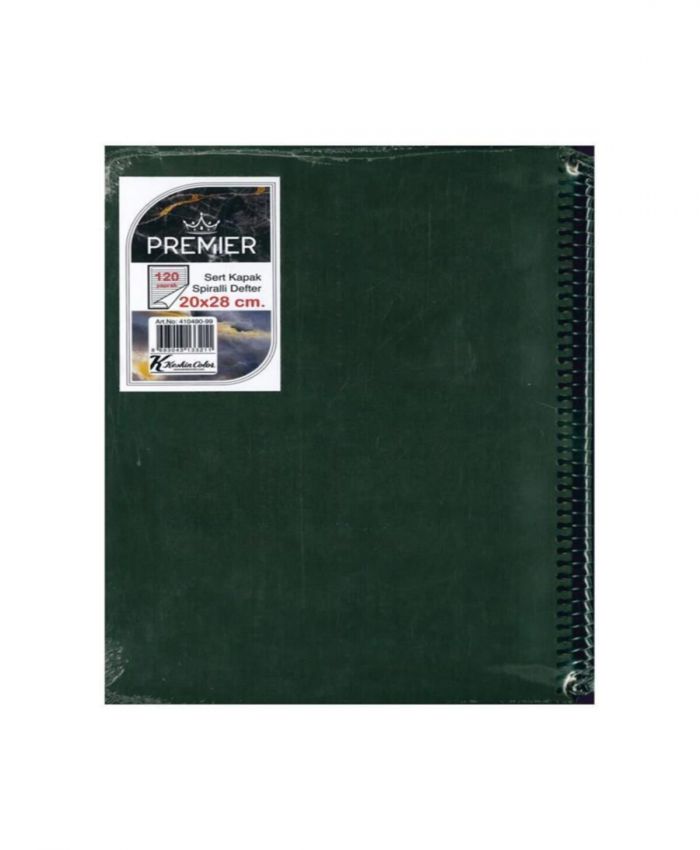 KESKİN DEFTER 20X28 120YP.KAR.SPR.SERT KAPAK PREM