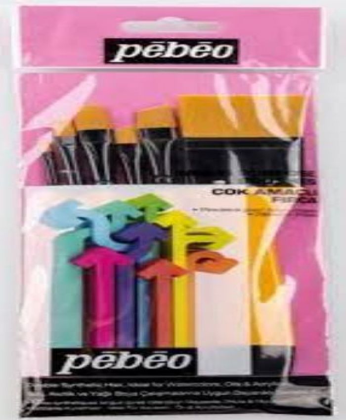 PEBEO FIRÇA SETİ 6 LI SET-8 DÜZ KESİK NO:2- 8-12 -