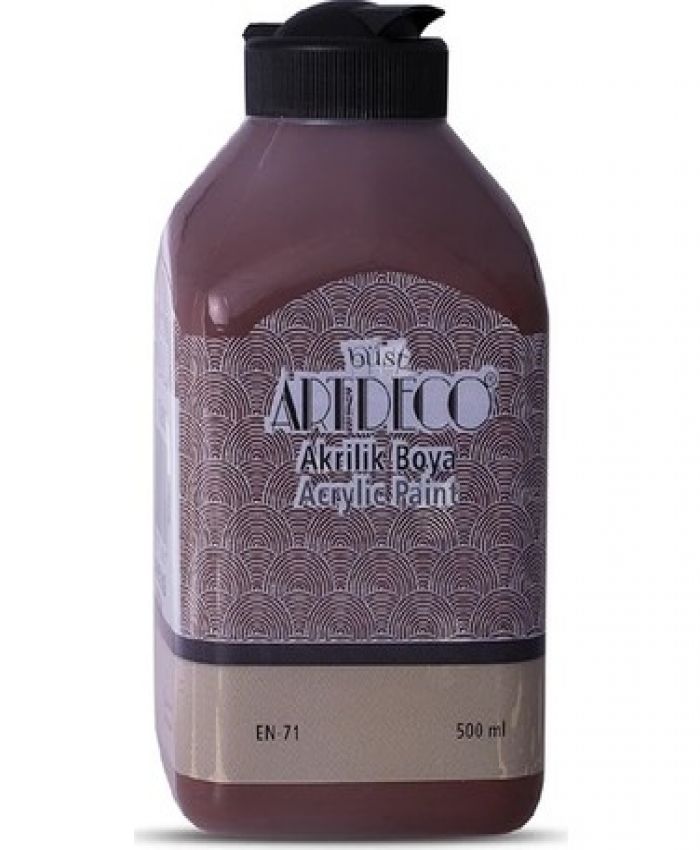 ARTDECO AKRİLİK BOYA 500 ML KAHVERENGİ