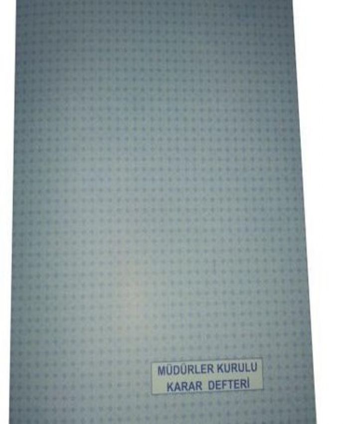 MÜDÜRLER KURUL KARAR DEFTERİ 40 YP 