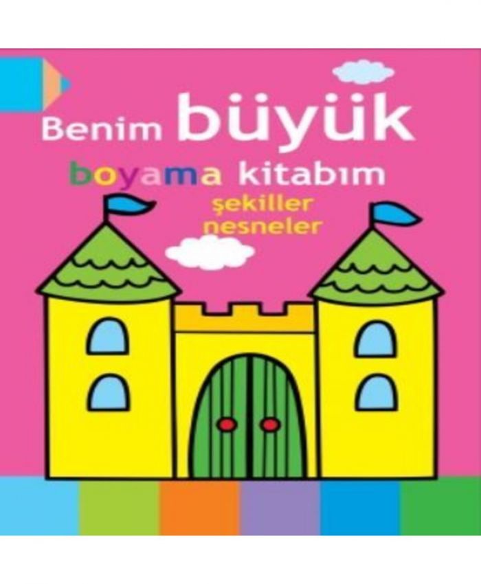 PARILTI BENİM BÜYÜK BOYAMA KİTABIM ŞEKİLLER NESNEL