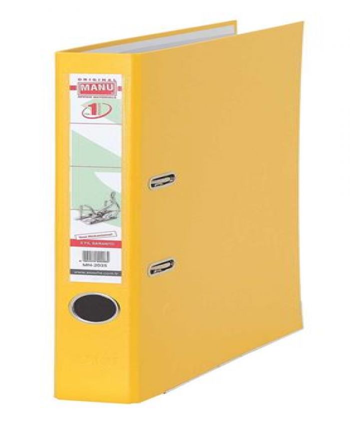 MANU BÜRO KLASÖRÜ DAR SARI MN-2035