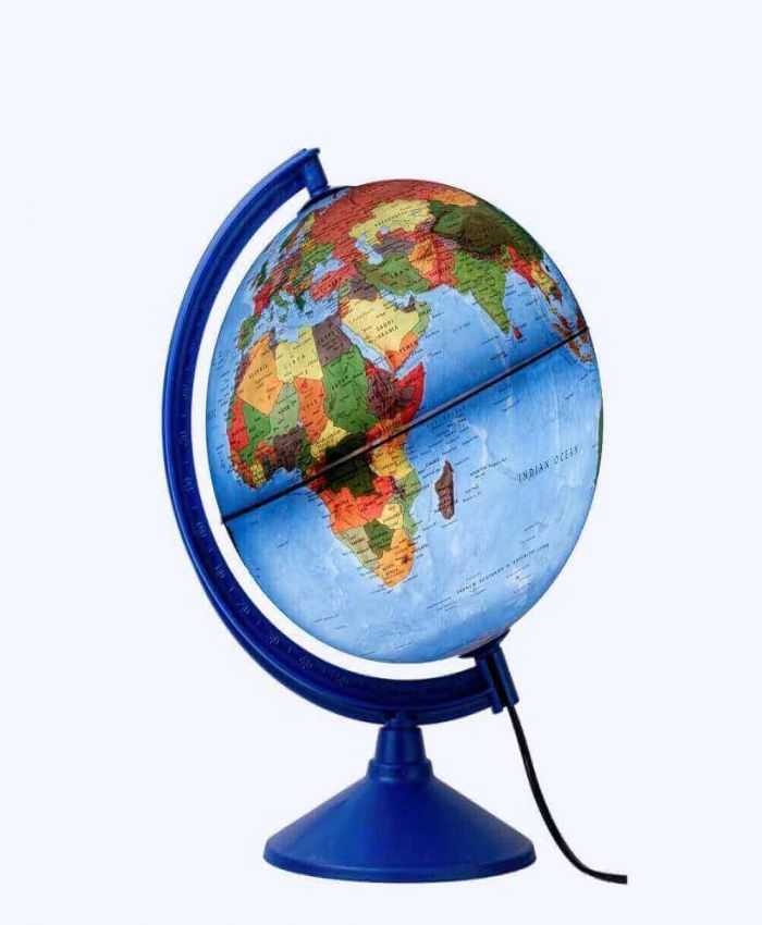 GÜRBÜZ KÜRE IŞIKLI 26 CM FİZİK+SİYASİ