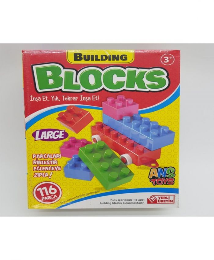ANS TOYS BUILDING BLOCKS 116 PARÇA BÜYÜK