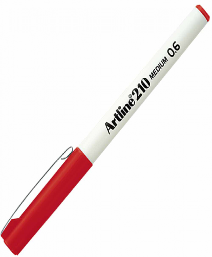 ARTLINE İMZA KALEMİ EK-210N MEDİUM 0.6 KIRMIZI