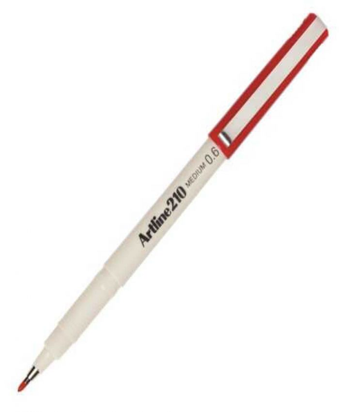 ARTLINE İMZA KALEMİ EK-210N MEDİUM 0.6 KIRMIZI