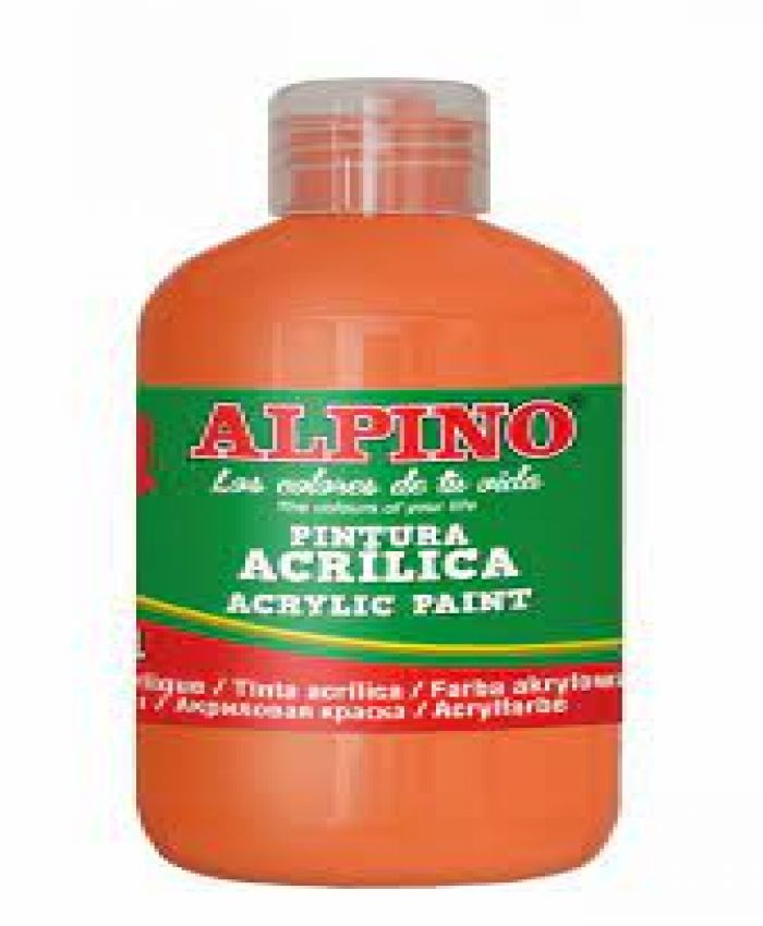 ALPINO AKRİLİK BOYA 250ML TURUNCU  DV-000206
