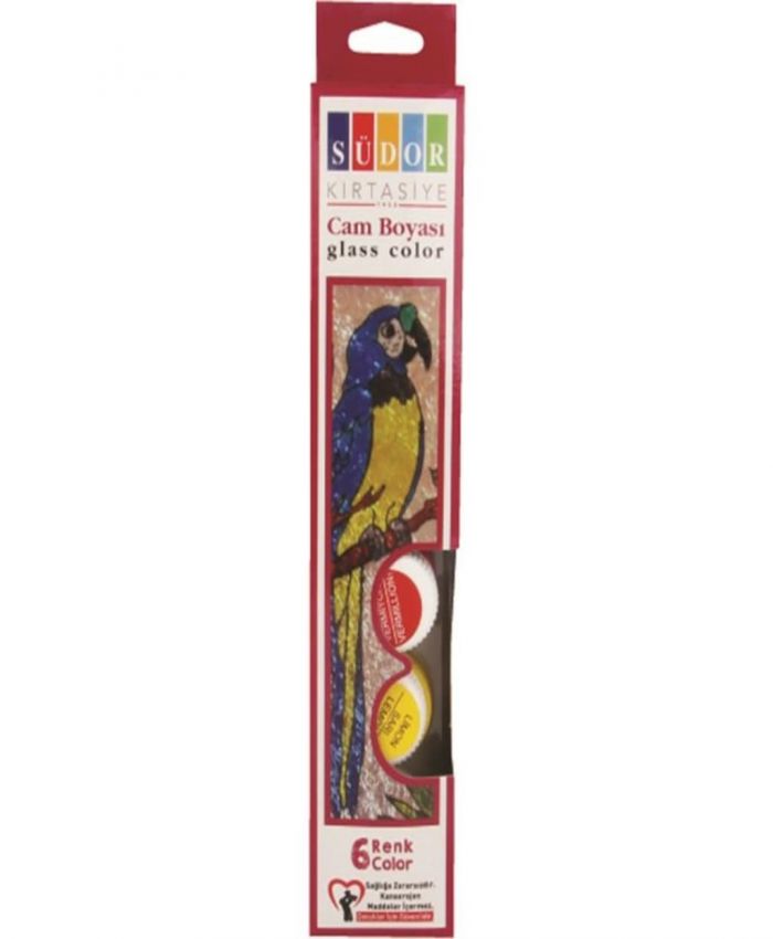 SÜDOR CAM BOYASI SU BAZLI SET 6X15 ML SD321S
